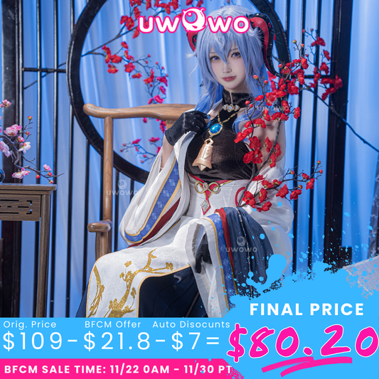 [Special Discount] [Last Batch] 【In Stock】Uwowo Genshin Impact Fanart Ganyu Chinese Style Hanfu Traditional Clothing Liyue Cosplay Costume