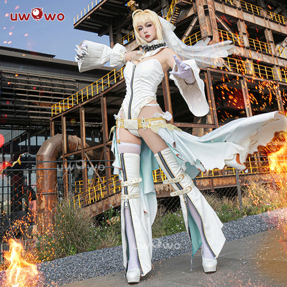 [Last Batch] INSTOCK-Uwowo Game Fate/Grand Order FGO Nero Claudius Bride Stage 2 Cosplay Costume