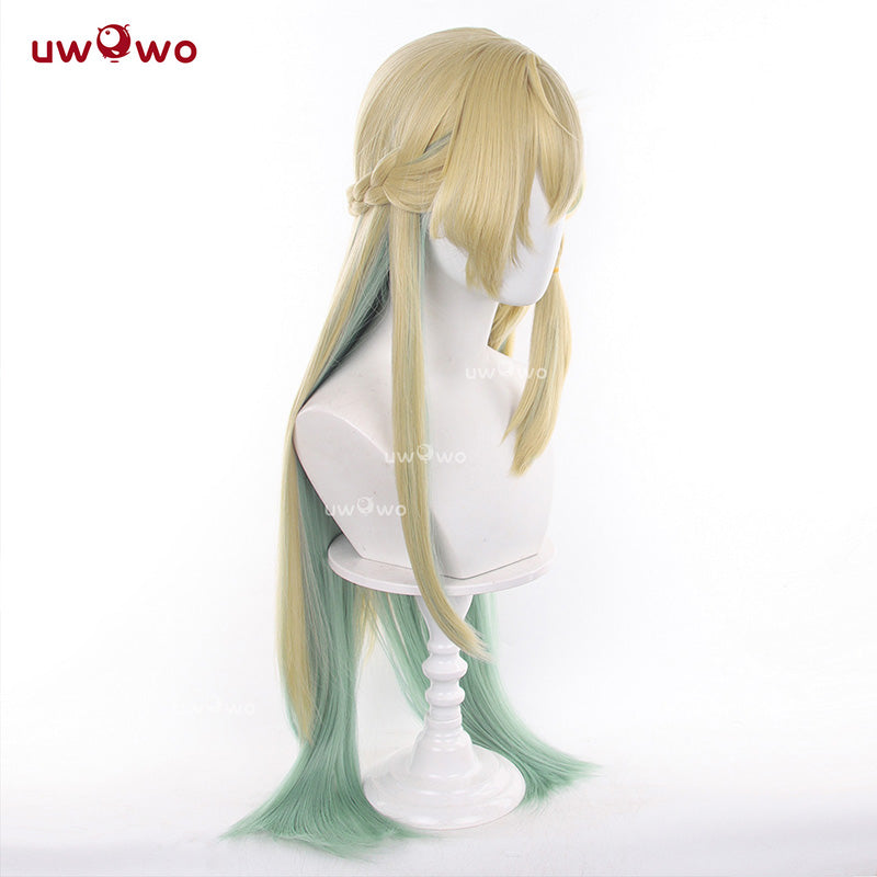 Uwowo Game Wuthering Waves Sigrika WuWa Cosplay Wig Long Orange Hair