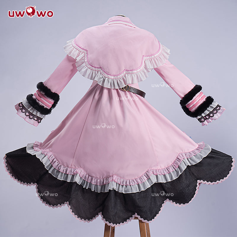 【Pre-sale】 Uwowo Arknights Collab Eyjafjalla Fluffy Little Witch Cosplay Costume S-3XL