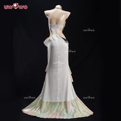 INSTOCK S-3XL Uwowo Code Geass: C.C. CC Butterfly Gown Cosplay Costume
