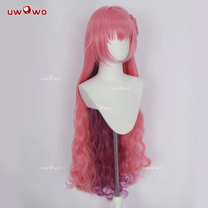 Uwowo Game NIKKE Dorothy Feast on Peachland Chinese Style Dress Cosplay Wig Long Pink Hair