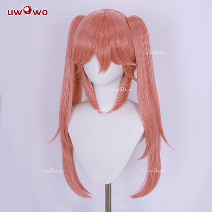 Uwowo Game Fate/Grand Order FGO Tamamo no Mae Stage 1 Cosplay Wig Long Brown Hair