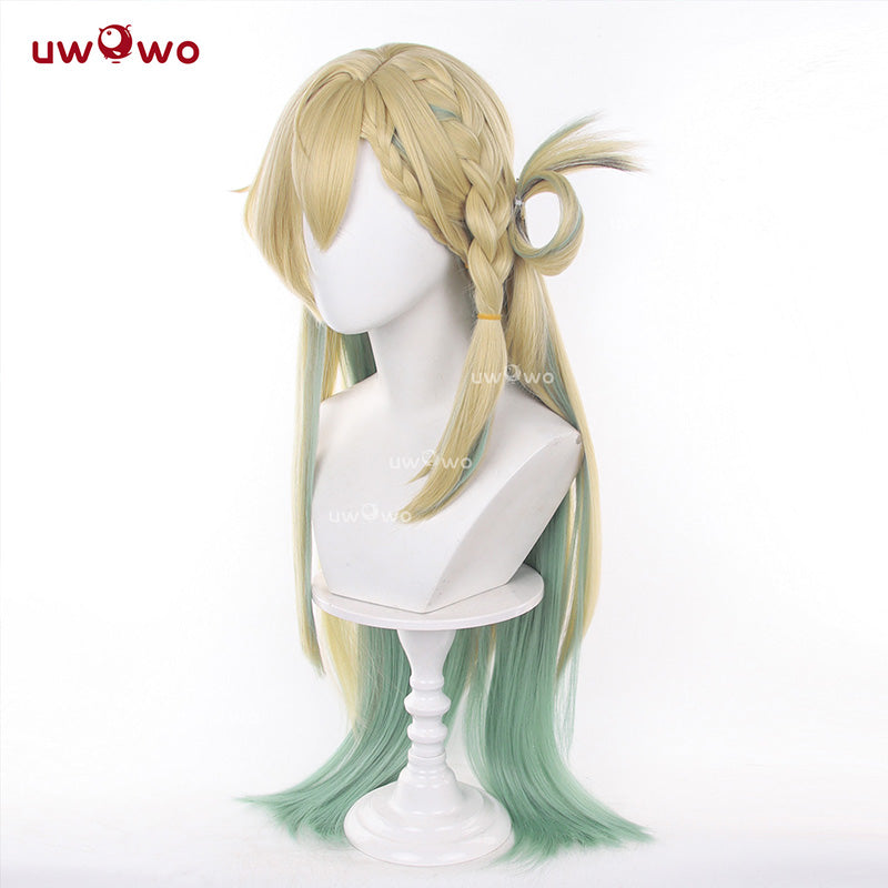 Uwowo Game Wuthering Waves Sigrika WuWa Cosplay Wig Long Orange Hair