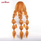 Uwowo Game Wuthering Waves Sigrika WuWa Cosplay Wig Long Orange Hair