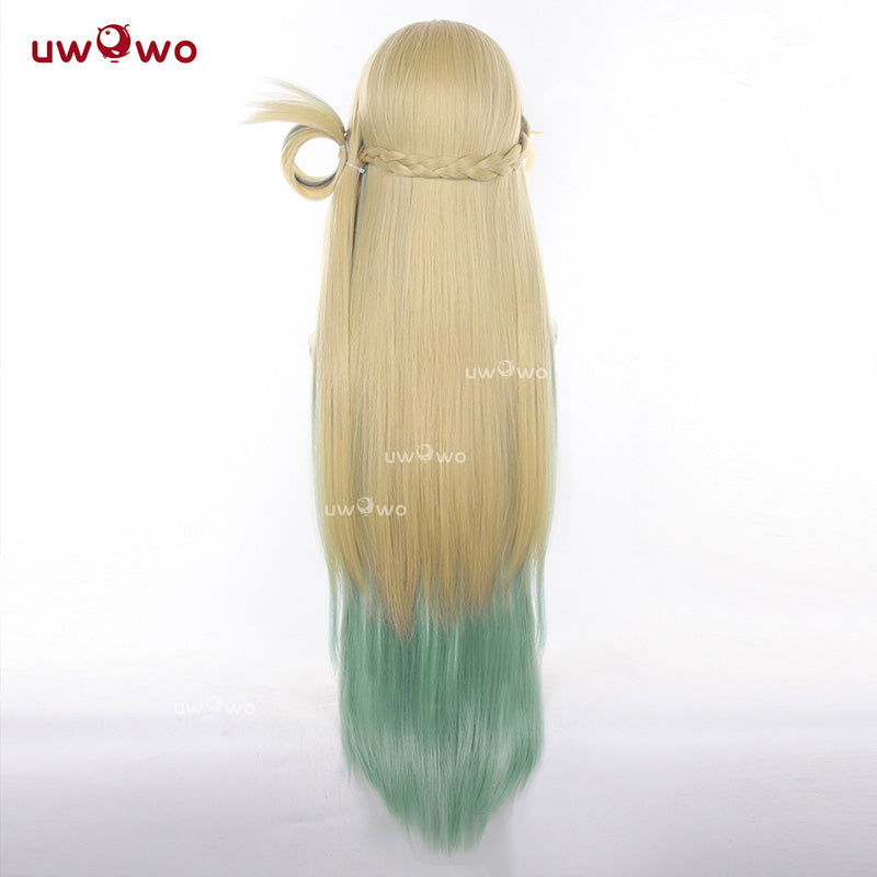 Uwowo Game Wuthering Waves Sigrika WuWa Cosplay Wig Long Orange Hair