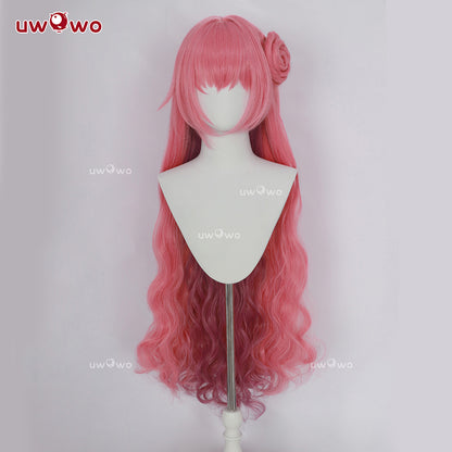 Uwowo Game NIKKE Dorothy Feast on Peachland Chinese Style Dress Cosplay Wig Long Pink Hair
