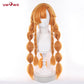 Uwowo Game Wuthering Waves Sigrika WuWa Cosplay Wig Long Orange Hair