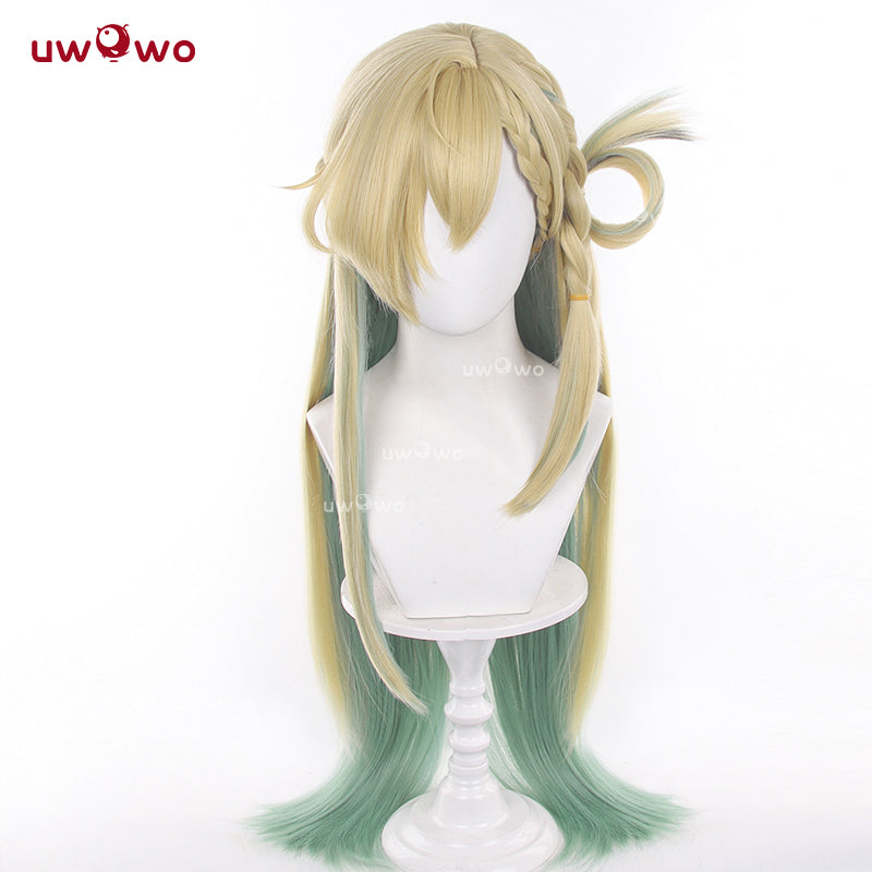 Uwowo Game Wuthering Waves Sigrika WuWa Cosplay Wig Long Orange Hair