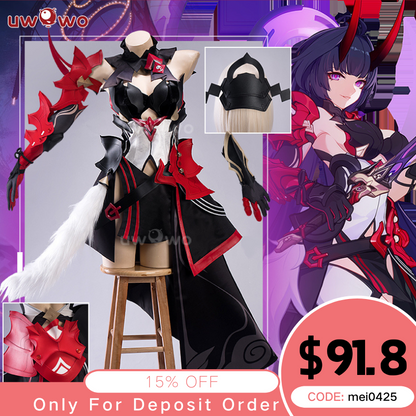 S-3XL INSTOCK Uwowo Honkai Impact 3: Raiden Mei Herrscher of Thunder Cosplay Costume