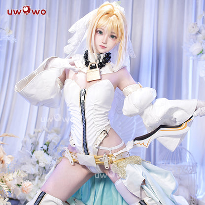 [Last Batch] INSTOCK-Uwowo Game Fate/Grand Order FGO Nero Claudius Bride Stage 2 Cosplay Costume