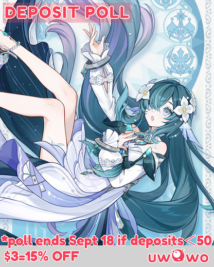 Uwowo Deposit Poll - Vodyanitsa Genshin Impact Cosplay Costume