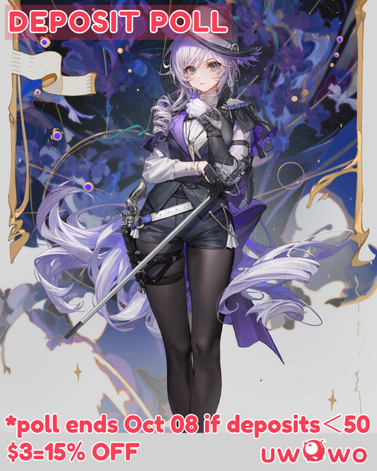 Uwowo Deposit Poll - Munin Game Silver Palace Famale Detective Cosplay Costume