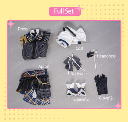 [Last Batch]【In Stock】Uwowo Anime Oshi no Ko Arima Kana Military Lolita Idol Stage Performance The Idol Master Cosplay Costume