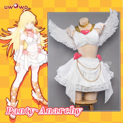 Uwowo Anime Panty & Stocking with Garterbelt Panty Angel Cosplay Costume