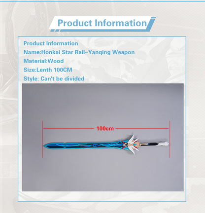 Uwowo Honkai Star Rail Props Yanqing Cosplay Prop Weapon Sword