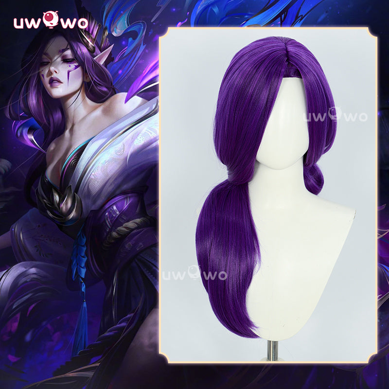 Uwowo League of Legends/LOL: Spirit Blossom Morgana Cosplay Wig Long Purple Hair