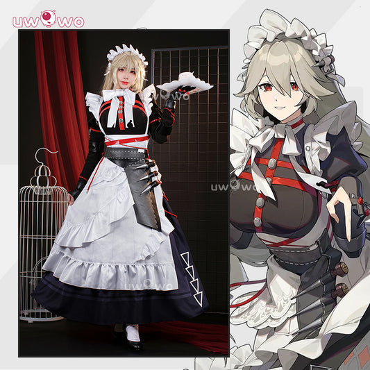 Uwowo Collab Series: Game Zenless Zone Zero/ZZZ Rina Alexandrina Maid Cosplay Costume