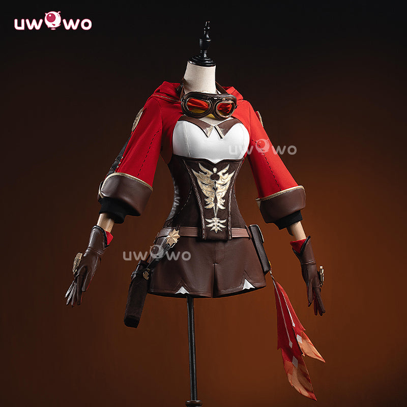 Uwowo Collab Series: Genshin Impact Amber Mondstadt Cosplay Cosutme S-2XL