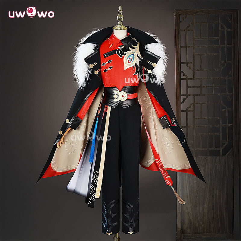 Uwowo Collab Series: Honkai: Star Rail Aventurine New Year Collab Red Suit Cosplay Costumes