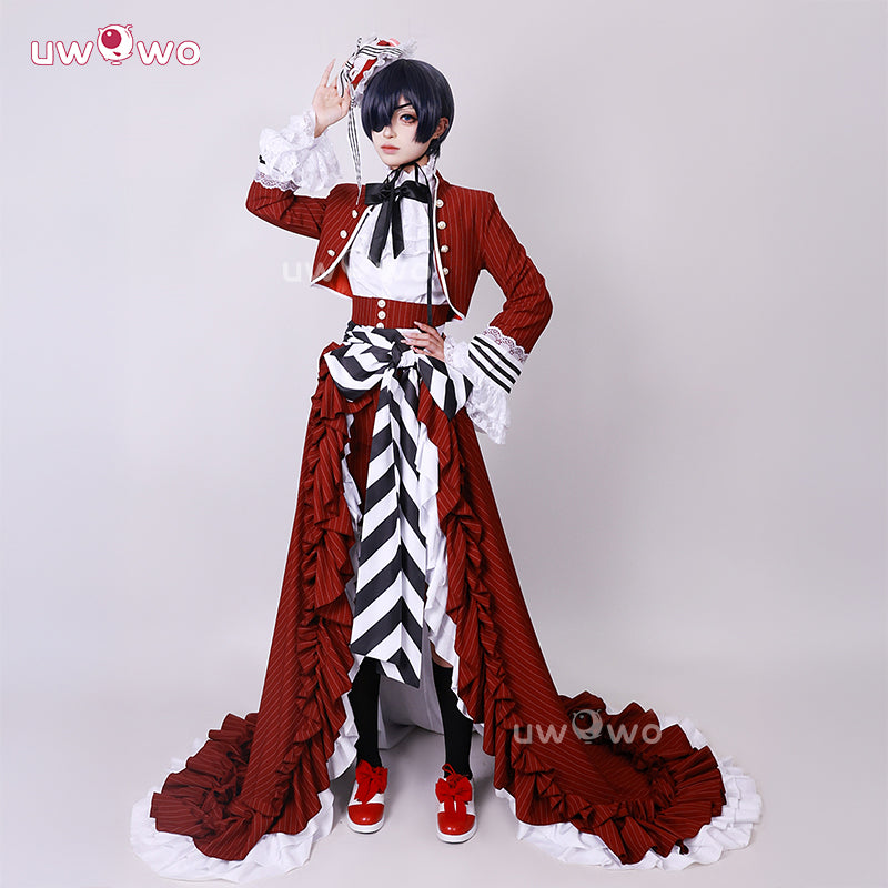 Uwowo Collab Series: Anime Black Butler Ciel Phantomhive Black Teacup Cosplay Costume