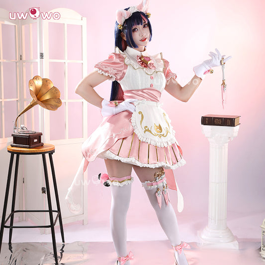 Uwowo Collab Series: Nyan Café Kiriko Cosplay Costume XS-2XL