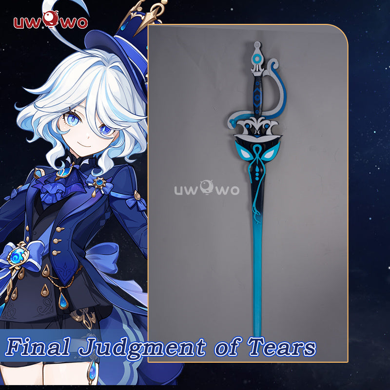 Uwowo Game Genshin Impact Cosplay Props Furina Weapon Spenlder Of Tranquil Waters Final Judgment of Tears - Uwowo Cosplay