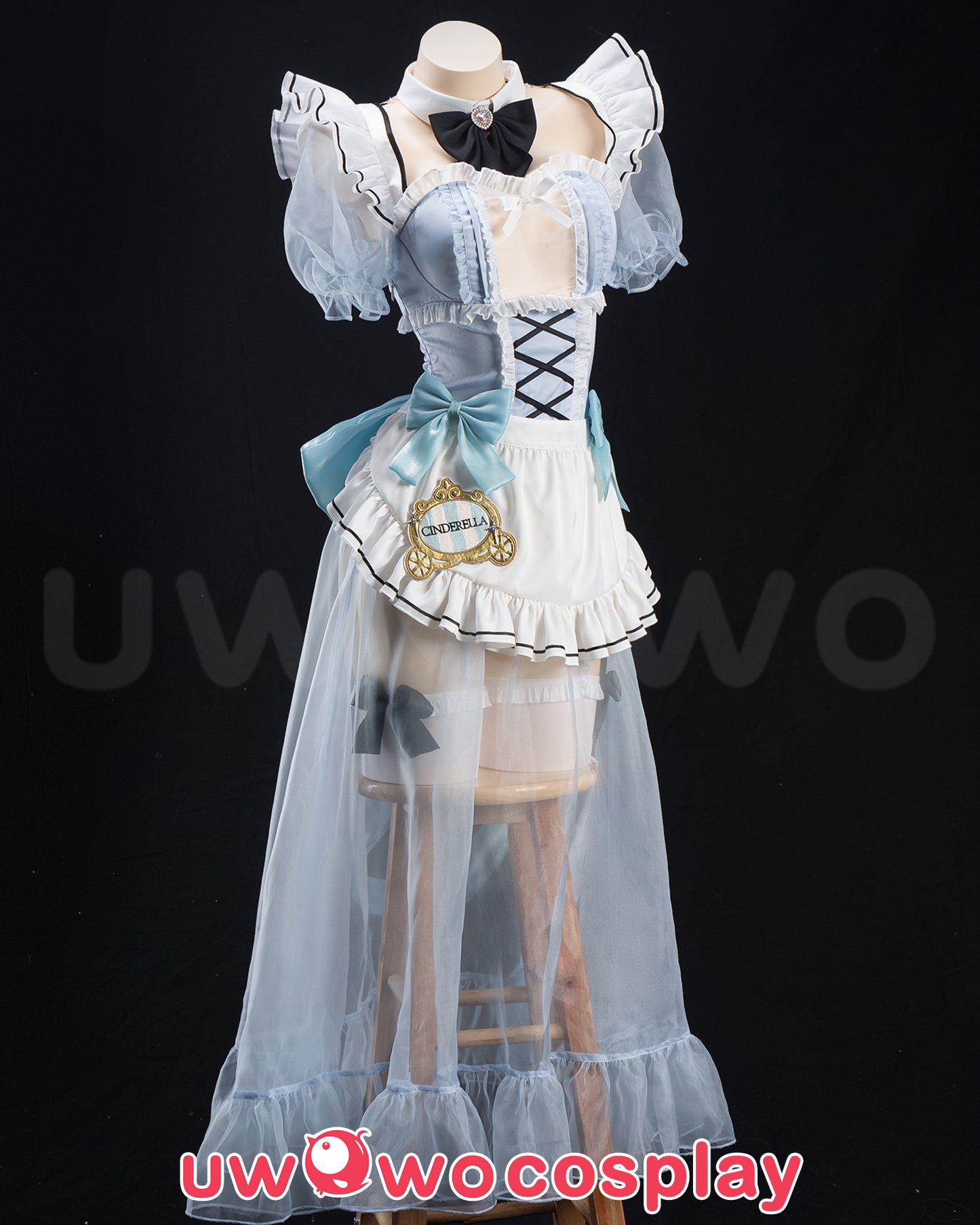 【BFCM PRESALE】Uwowo Game NIKKE Cinderella Café Maid Cosplay Costume