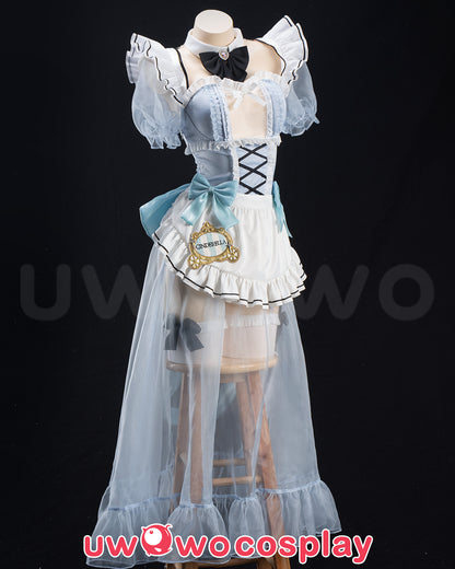 Uwowo Game NIKKE Cinderella Café Maid Cosplay Costume