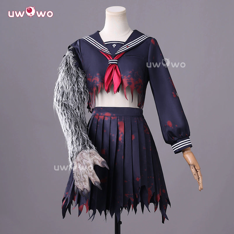 Uwowo Collab Series: Horror Game Fog Town Teen Girl Fox Form School Uniform Cosplay Costume XS-3XL