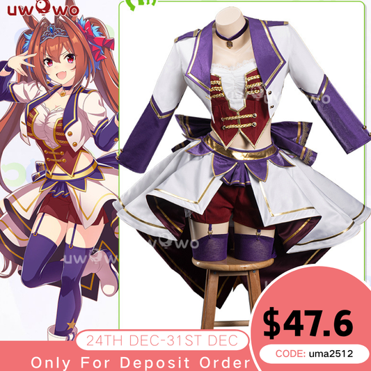 【Pre-sale】Uwowo Umamusume: Pretty Derby Daiwa Scarlet Starting Future Stage Outfit Cosplay Costume S-3XL
