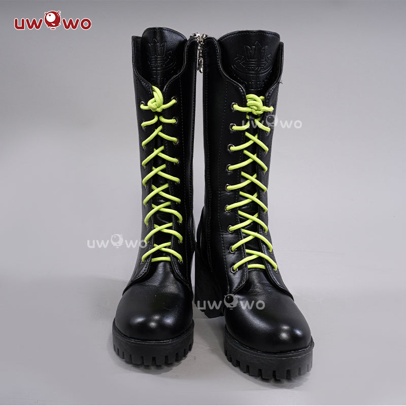 Uwowo V singer Rin Rascal Collab Witch Gothic Cosplay Shoes – Uwowo Cosplay
