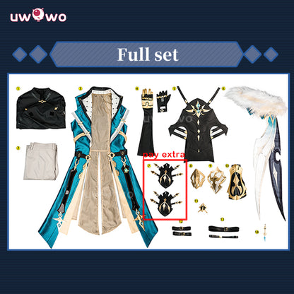 Uwowo Collab Series: Genshin Impact Varka Mondstadt Male Cosplay Costume XS-2XL