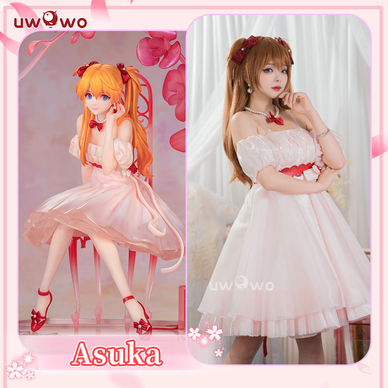 【In Stock】Uwowo Asuka Langley Evangeliona Whisper of Flower Ver. Dress Cosplay Costume