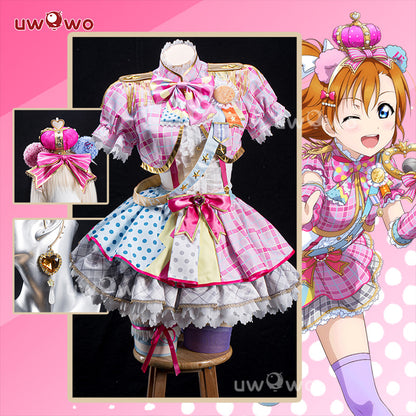Uwowo Love Live! LoveLive Kousaka Honoka Idol ver. Cosplay Costume S-3XL