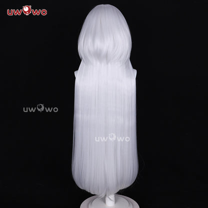 Uwowo Nier: Automata 2B Redesign Cheongsam Fanart Cosplay Wig Long Silver Hair