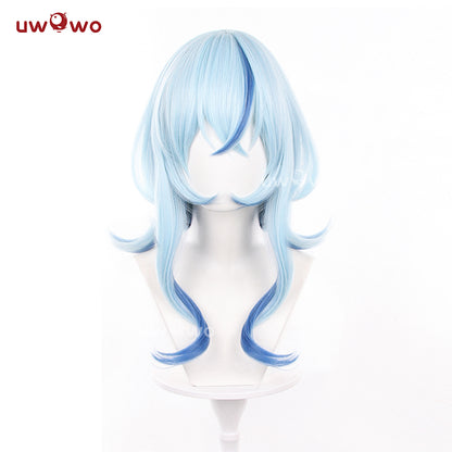 Uwowo Game Wuthering Waves WuWa Shorekeeper Cosplay Wig Long Blue Hair