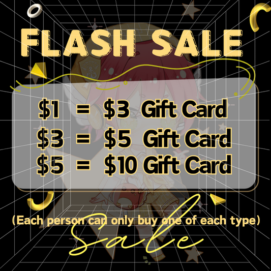 [Release on 00:00 21st Nov]【Gift Card Flash sale】Uwowo 2024 BFCM SALE Gift Card $3 $5 $10 Flash Sale