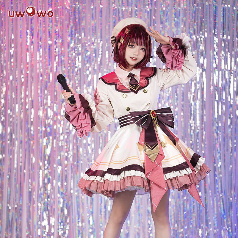 【In Stock】Uwowo Anime Oshi no Ko Arima Kana Idol Stage Performance Exhibition Ver. Cosplay Costume