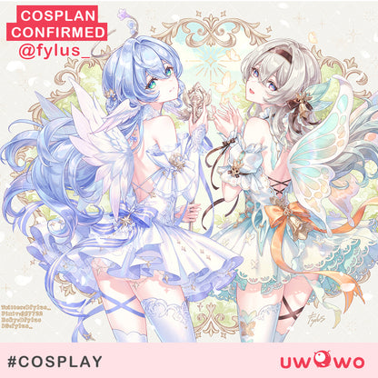 S-3XL Uwowo Game Honkai Star Rail Fanart Firefly Fairy Princess Cosplay Costume
