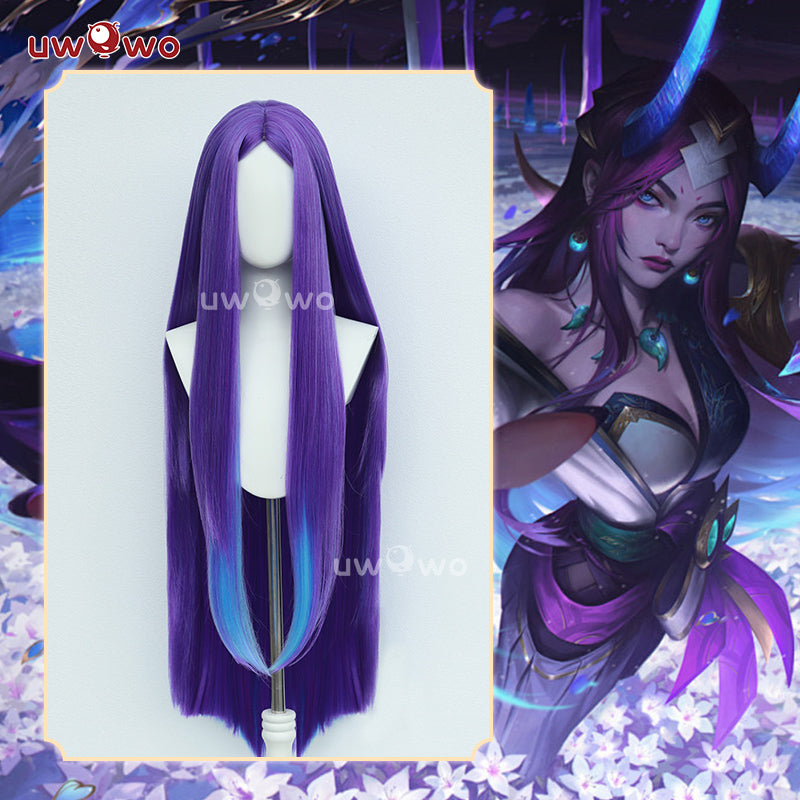 Uwowo League of Legends/LOL: Spirit Blossom Irelia Cosplay Wig Ling Purple Hair