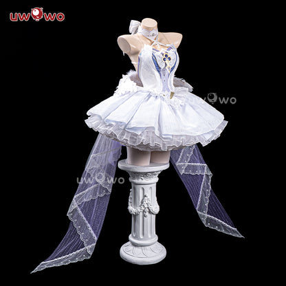 JUL PRESALE Uwowo Genshin Impact Columbina Ballet Fanart White Swan Cosplay Costume