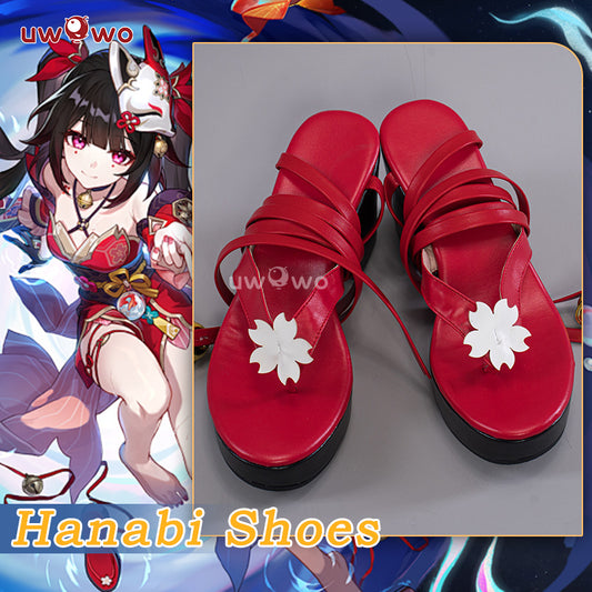 Uwowo Game Honkai: Star Rail Sparkle Hanabi Cosplay Shoes Clogs