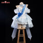 【In Stock】Uwowo Genshin Impact Fanart Furina Focalors White Angel Lolita Dress Cosplay Costume