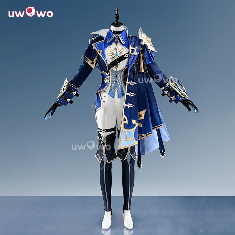 Uwowo Collab Series: Deluxe Genshin Impact Lohen Male Cosplay Costume S-2XL