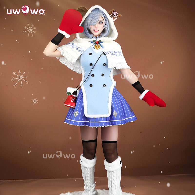 Uwowo Game Zero Rem Christmas 2025 Ver. Cosplay Costume XS-2XL
