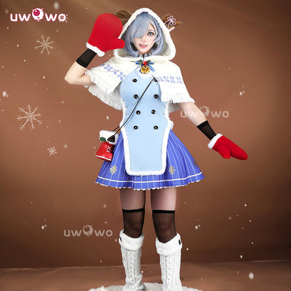 Uwowo Game Zero Rem Christmas 2025 Ver. Cosplay Costume XS-2XL