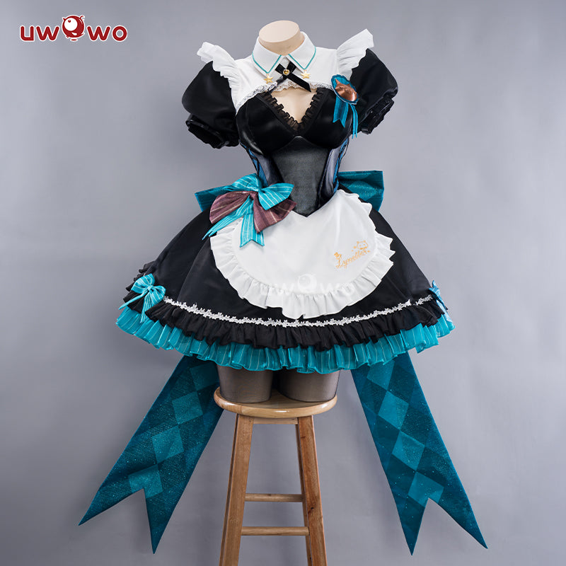 【Pre-sale】Uwowo Genshin Impact Fanart Lynette Maid Fontaine Cospaly Costume