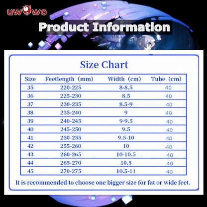 Uwowo Honkai Star Rail Silver Wolf Hacker Stellaron Hunters HSR Cosplay Shoes Boots