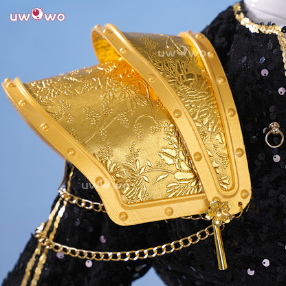 Uwowo Collab Series: Kpop Huntrix GOLDEN Performance Black Suit Cosplay Costume XS-3XL